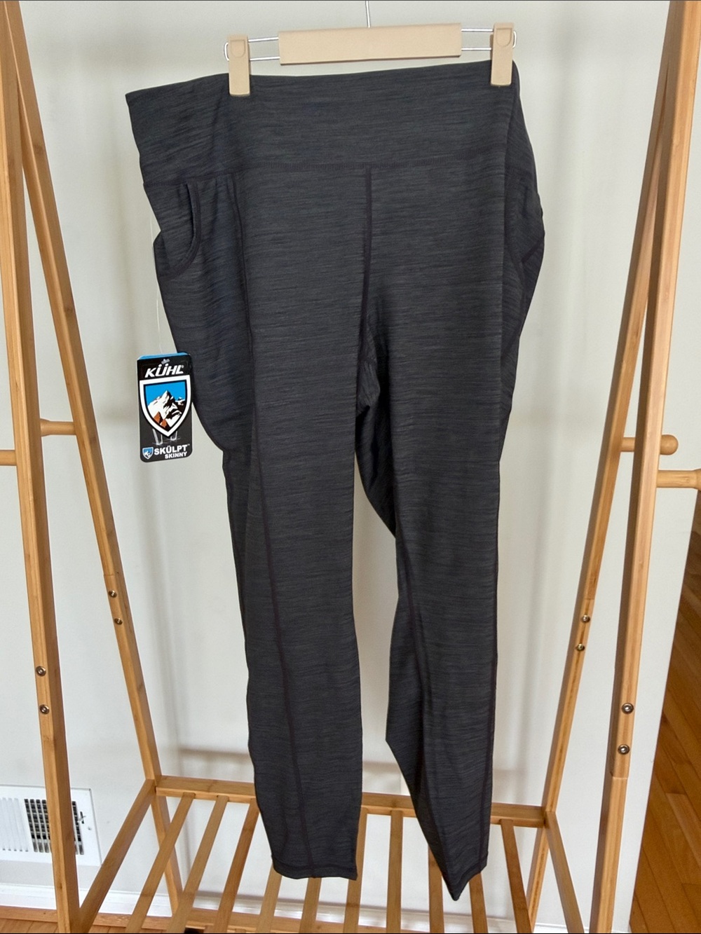 Kuhl Charcoal Heather High-Waist Leggings with Side Pocket